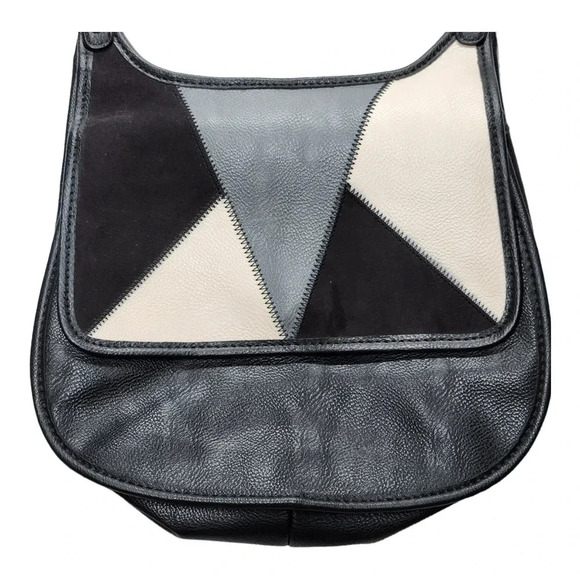 Nine West Patchwork Faux Leather Crossbody Bag - Picture 3 of 7